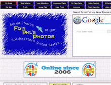 Tablet Screenshot of flyinphilsphotos.com